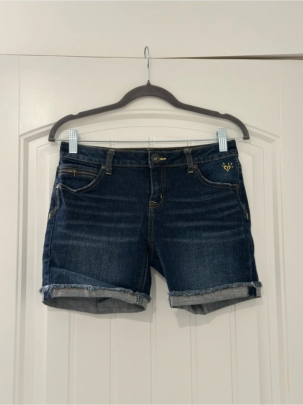 Justice Girls Premium Denim Jean Shorts Youth Kids Size 16R